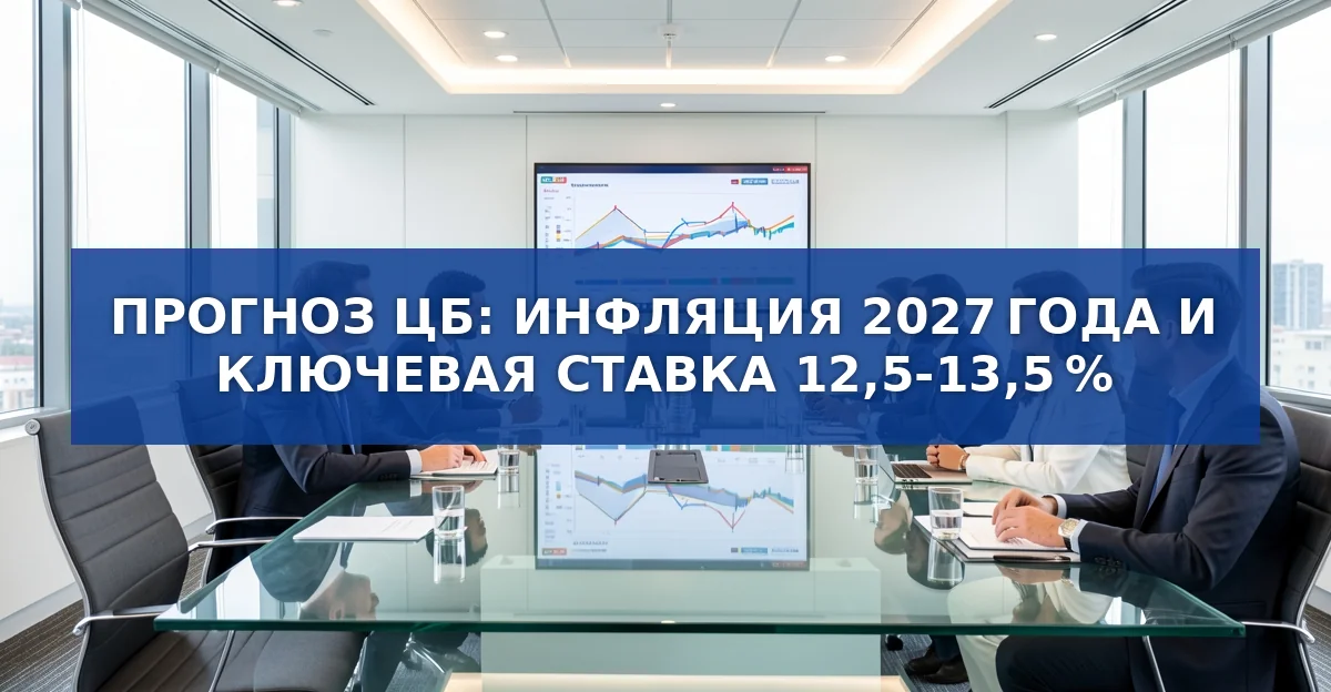 Прогноз ЦБ на 2027 год: инфляция, ставки и кредитная активность