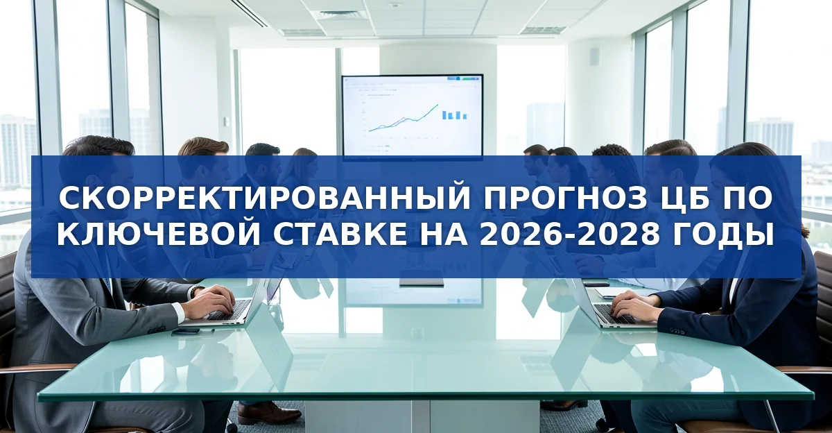 Обновлённый прогноз ЦБ России по ключевой ставке на 2026‑2028 годы