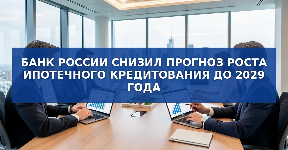 Обновлённый среднесрочный прогноз Банка России по ипотечному кредитованию