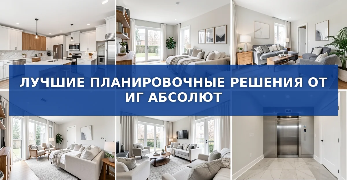 Какие планировки в новостройках подходят разным типам семей: разбор примеров от ИГ Абсолют