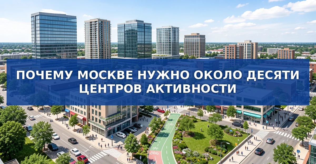 Почему Москве нужно около десяти центров активности