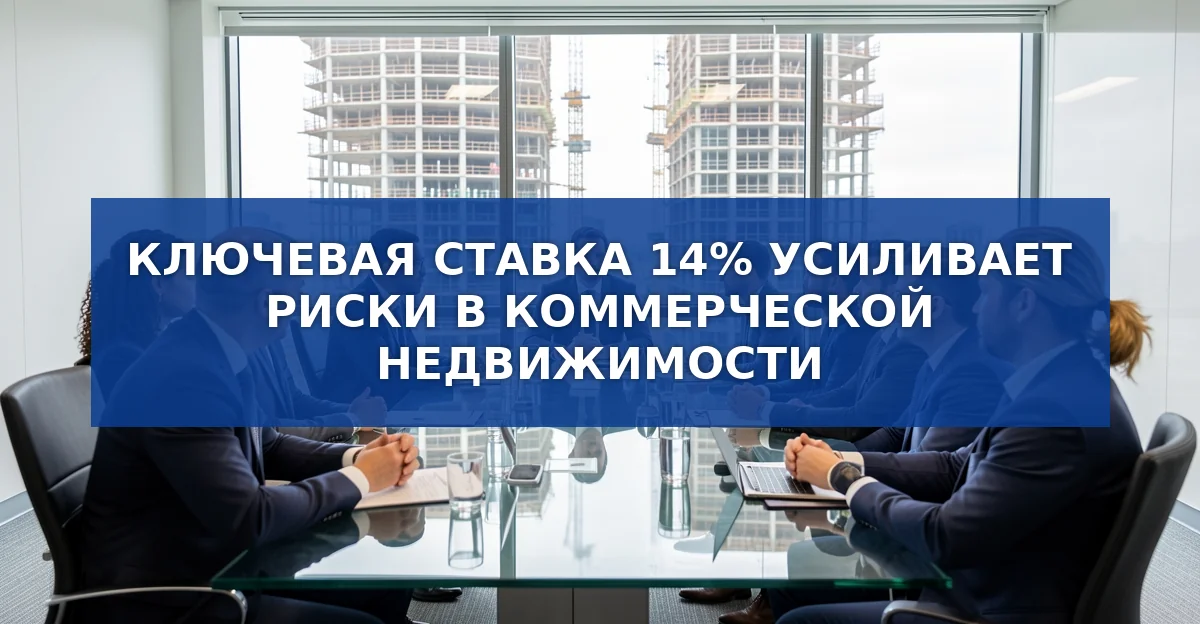Ключевая ставка 14 %: как она угрожает коммерческой недвижимости России