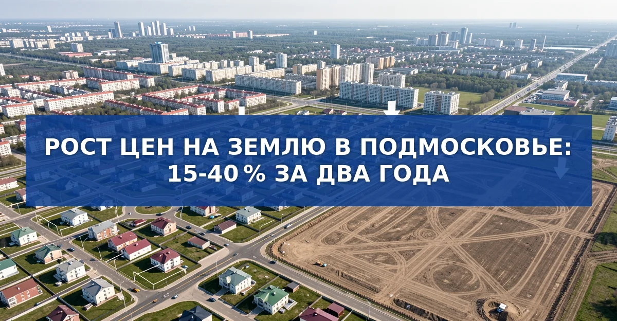Обложка материала: Рост цен на землю в Подмосковье: динамика за два года и прогнозы