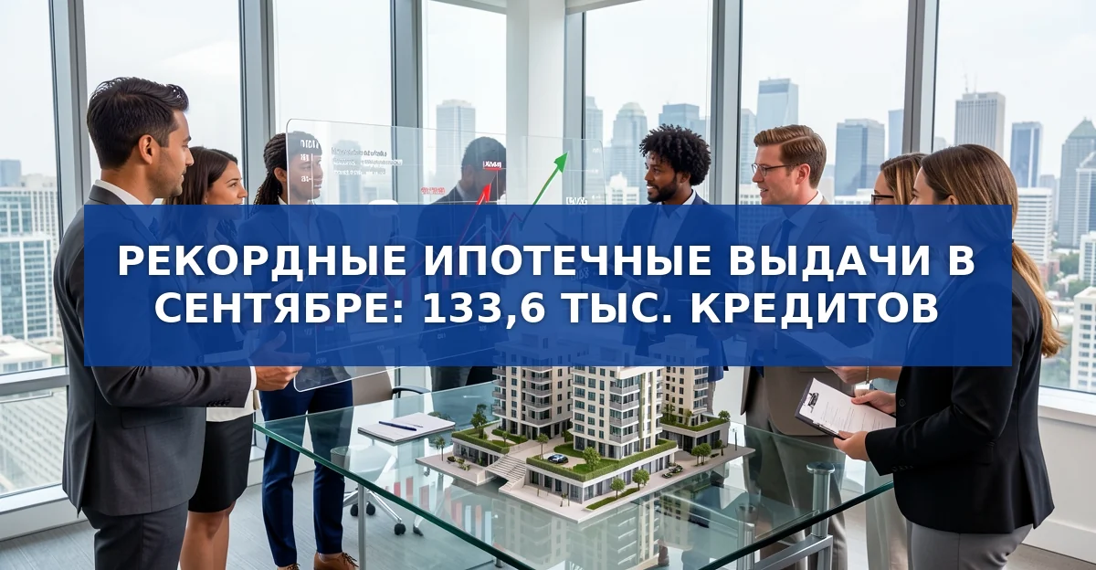 Рекордные ипотечные выдачи в России за сентябрь 2026 года