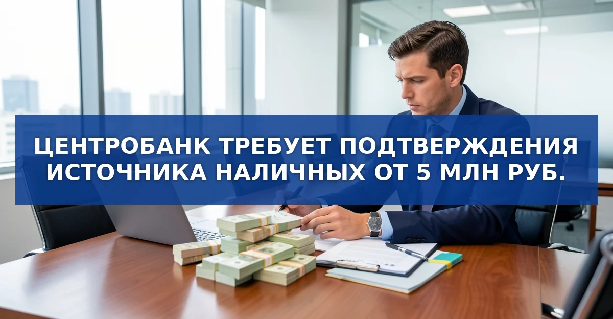 Новые требования Банка России к проверке крупных наличных операций