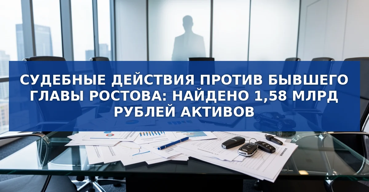 Обнаружены активы на 1,58 млрд рублей у бывшего главы Ростова-на-Дону