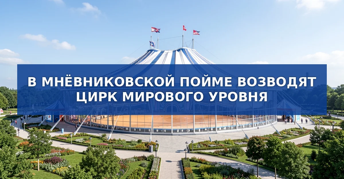 В Мнёвниковской пойме возводят цирк, который может стать лучшим в мире