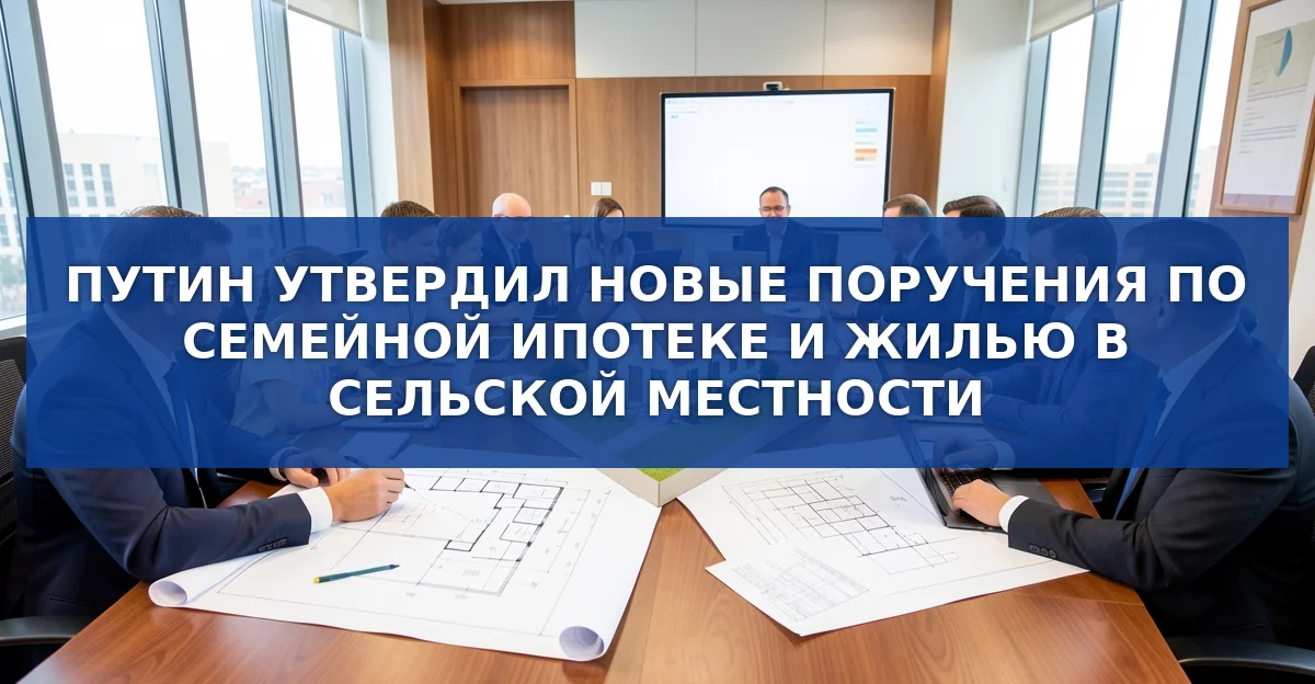 Новые государственные поручения по демографической и семейной политике: что изменится для многодетных семей и сельского жилья