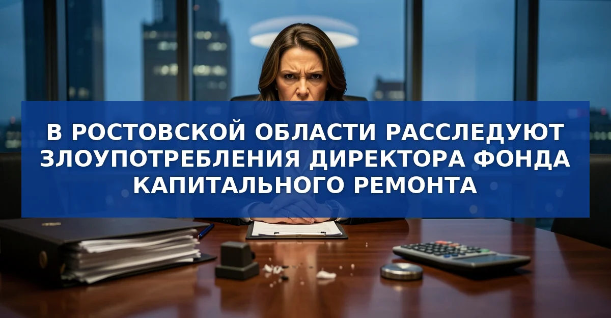 Уголовное дело против директора регионального фонда капитального ремонта: детали и последствия