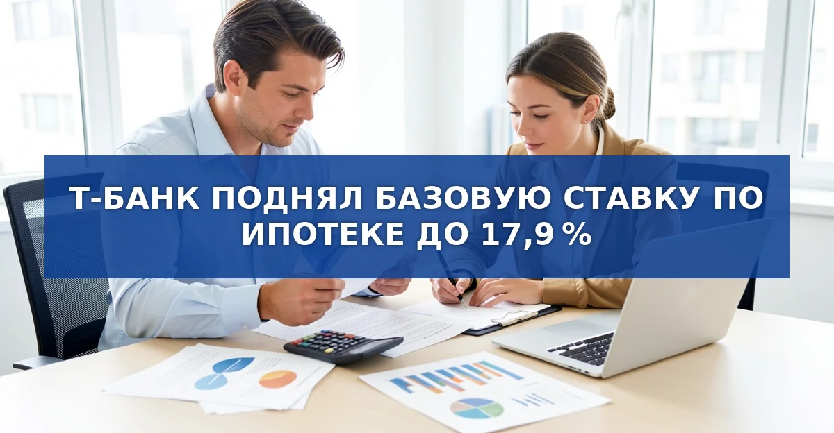 Т‑банк поднял базовую ставку по ипотеке до 17,9 %: что это значит для заемщиков