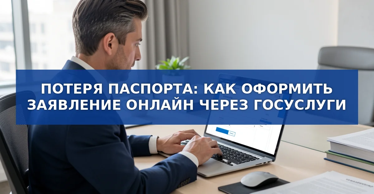 Онлайн‑заявление о потере паспорта через портал Госуслуги: пошаговое руководство