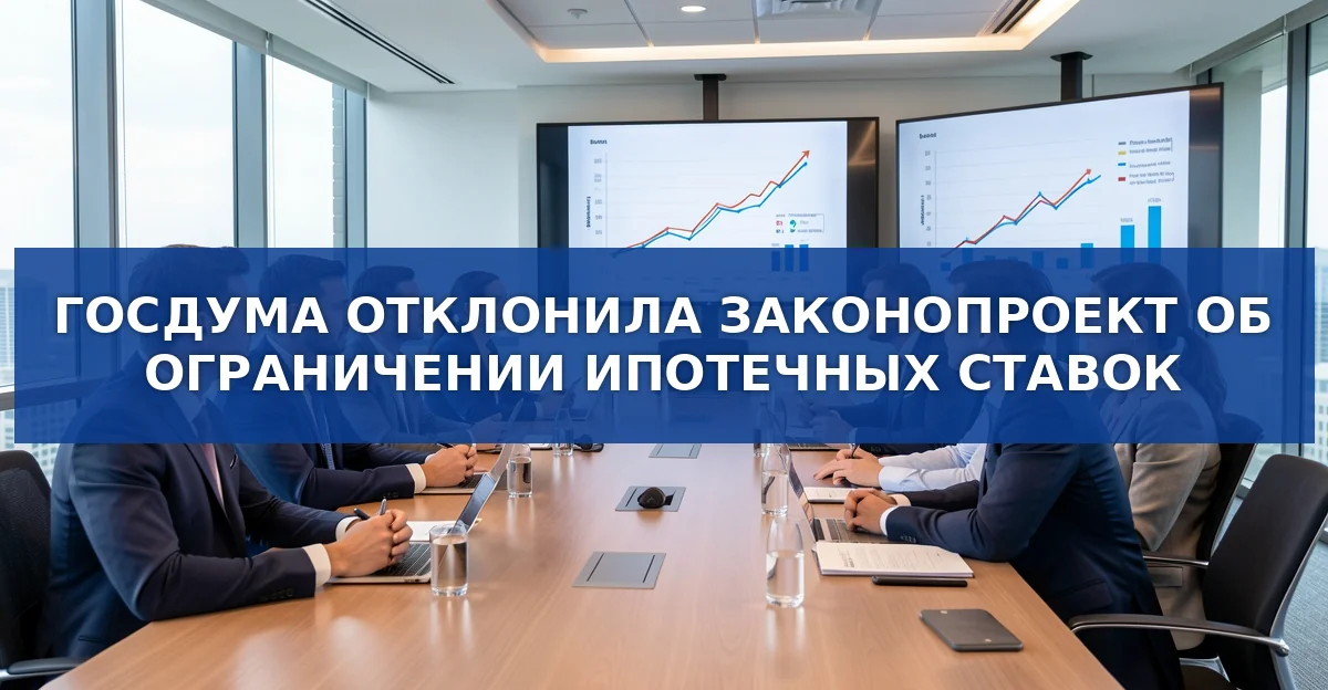 Госдума отклонила законопроект об ограничении ипотечных ставок: что это значит для рынка