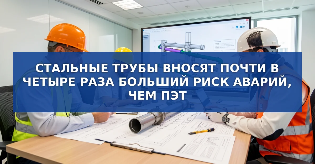 Почему стальные трубы в коммунальных сетях вызывают почти в четыре раза больше аварий, чем полиэтилен
