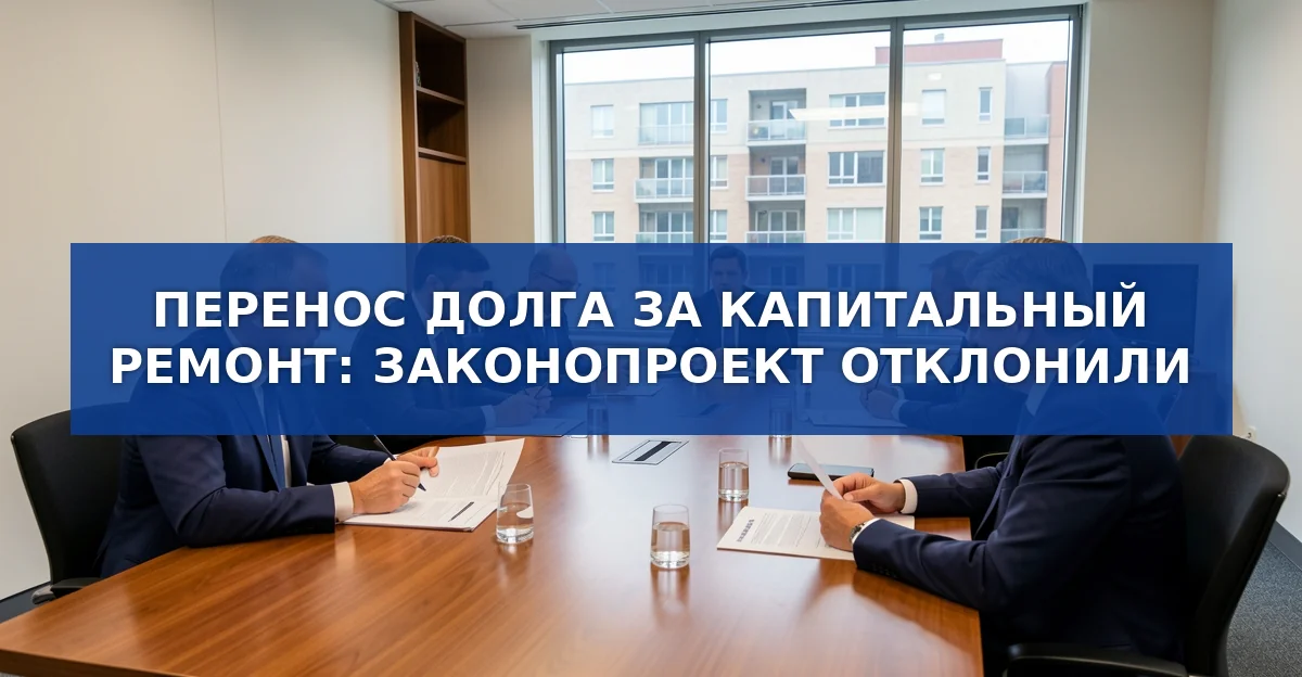Обложка материала: Почему законопроект о переносе долга за капитальный ремонт отклонили