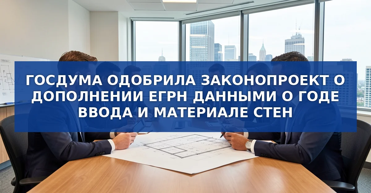 В ЕГРН появятся данные о возрасте зданий и материале стен: что изменит новый законопроект