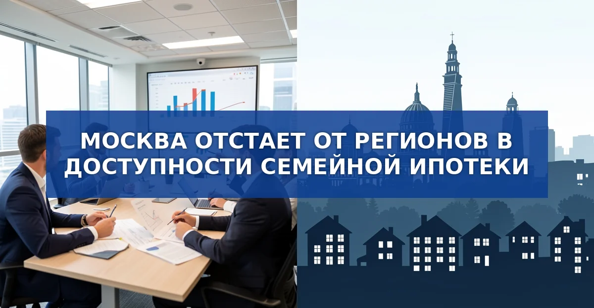 Семейная ипотека: где в России жильё доступнее, а где отстаёт Москва