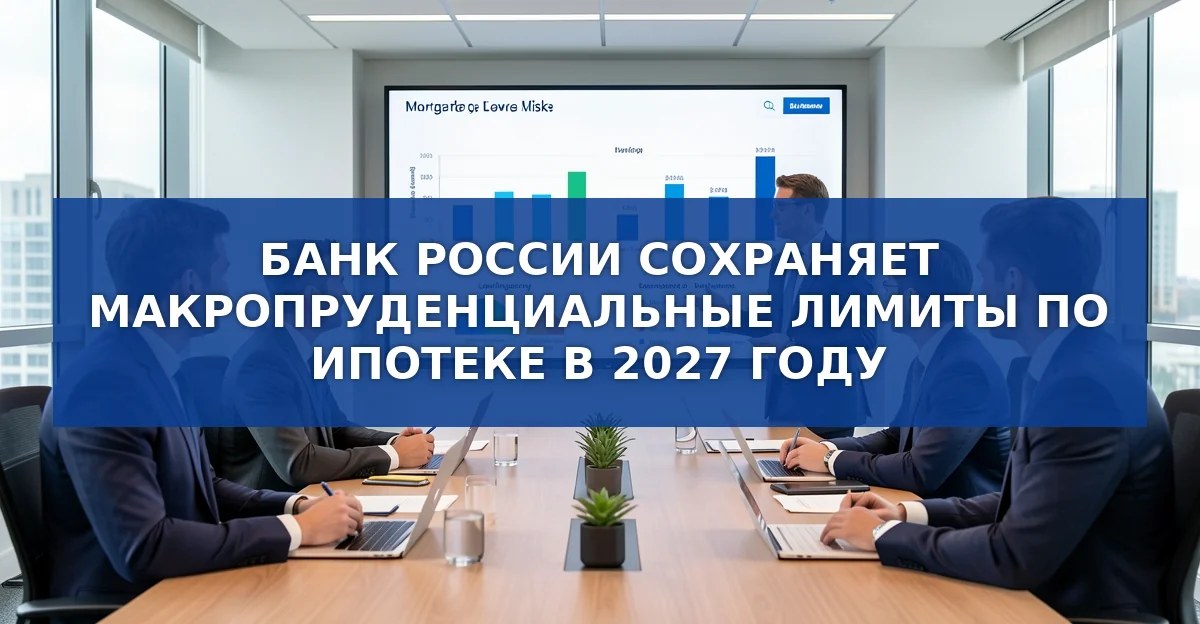 Банк России сохраняет макропруденциальные лимиты: что изменилось в ипотеке к 2027 году