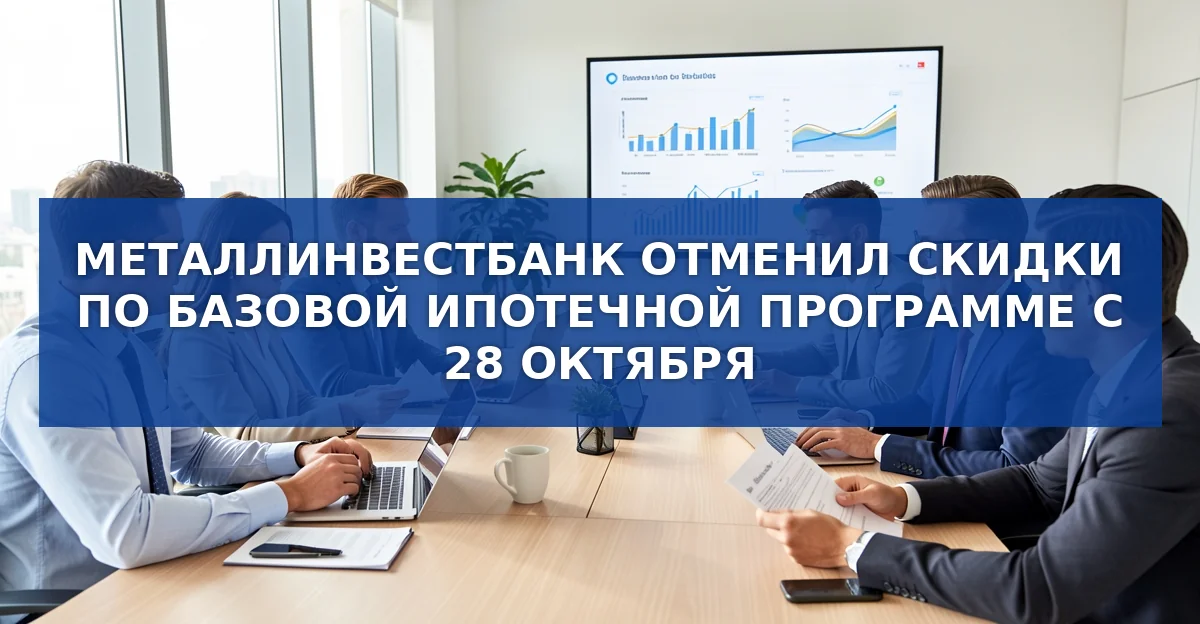 Металлинвестбанк отменил скидки по ипотеке: что изменится для заемщиков