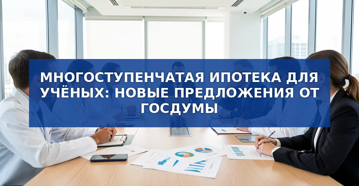 Ипотека для учёных: новая программа поддержки от Госдумы