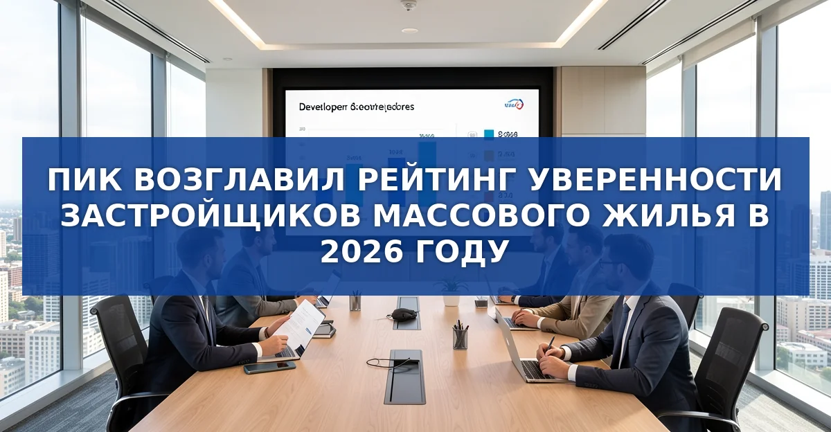 Рейтинг надежных застройщиков 2026: кто возглавил рынок массового жилья