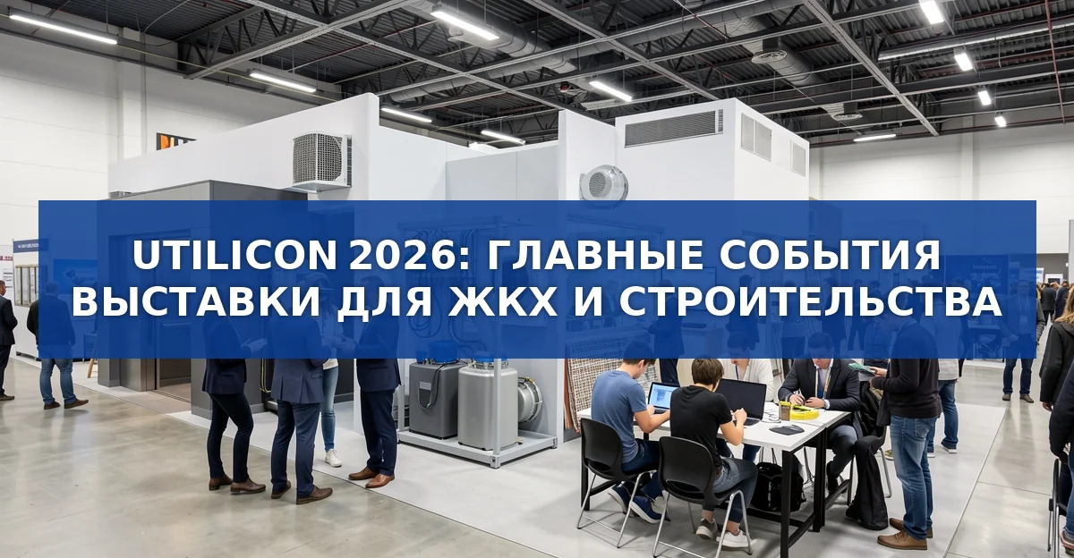 UtiliCon 2026: главные события крупнейшей выставки ЖКХ и строительства