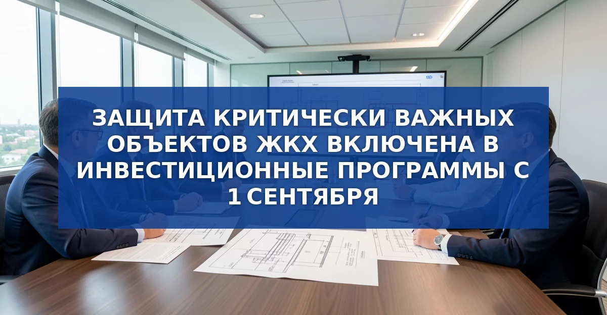 Защита критически важных объектов ЖКХ включена в инвестиционные программы: что изменится в 2026‑м отопительном сезоне
