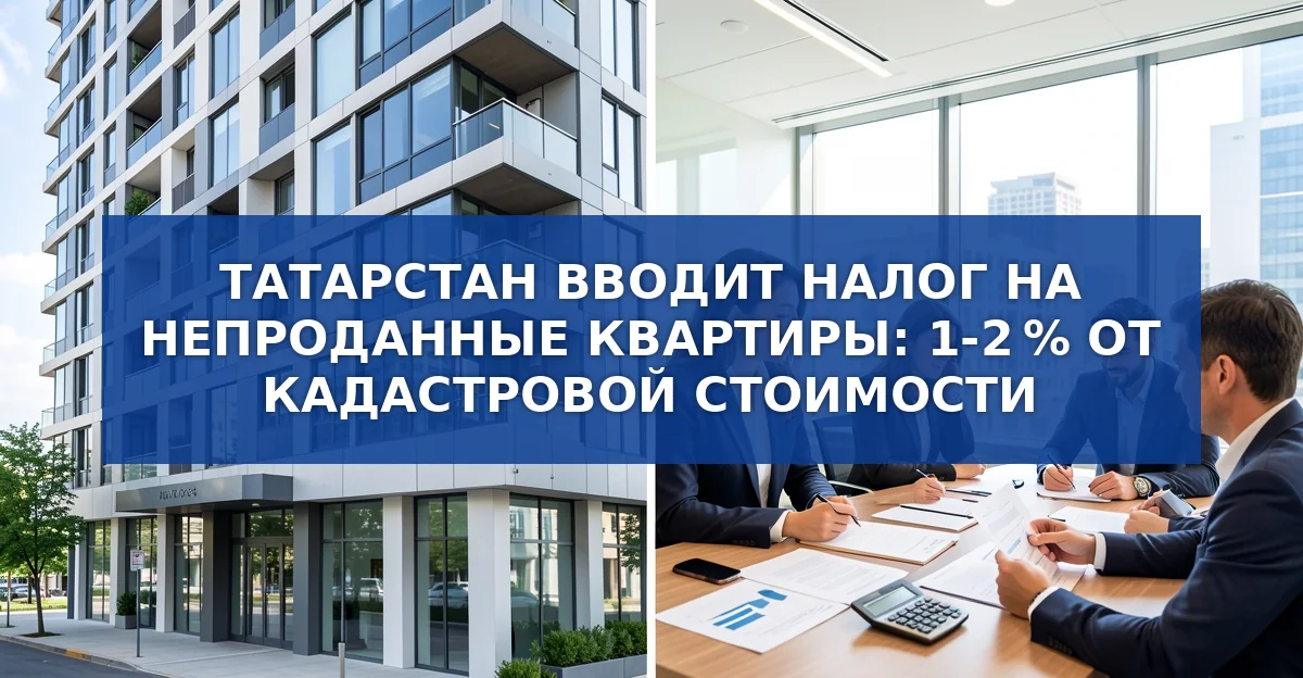Татарстан вводит налог на непроданные квартиры: детали и последствия