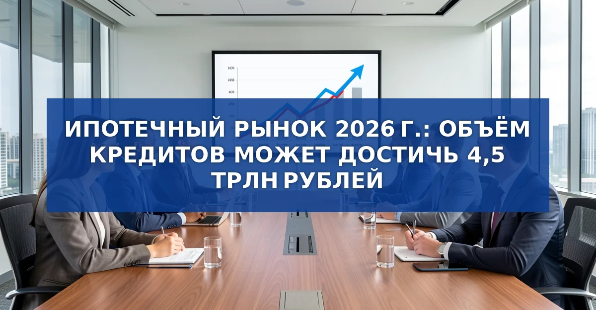 Прогноз ипотечного рынка России на 2026 год: рост объёма кредитов и портфеля
