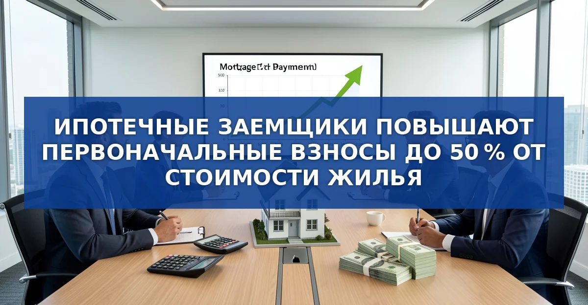 Рост первоначального взноса в ипотеке: новые тенденции 2026 года
