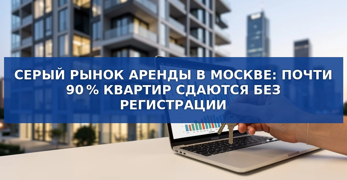 Серый рынок аренды в Москве: почему почти 90 % сделок остаются незарегистрированными