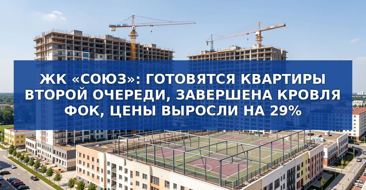 Обновление статуса строительства ЖК «Союз»: сроки, цены и перспективы