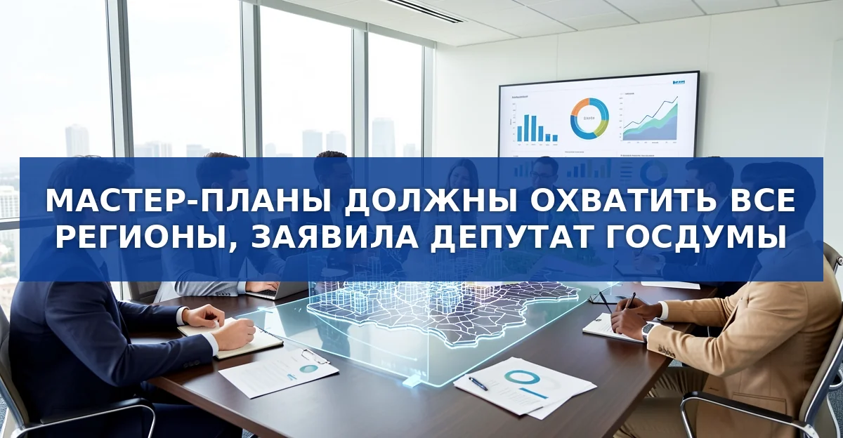 Мастер‑планы должны охватить все регионы, считает депутат Госдумы