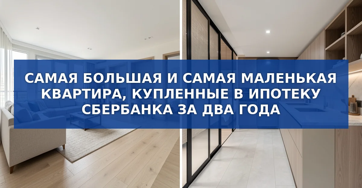 От 16,8 до 100 квадратных метров: контрастные ипотечные сделки Сбербанка