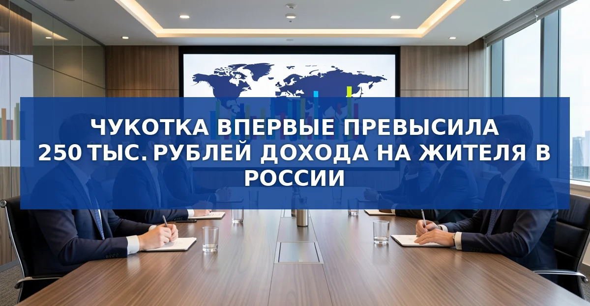 Обложка материала: Чукотка возглавила рейтинг регионов по среднему доходу: детали и перспективы