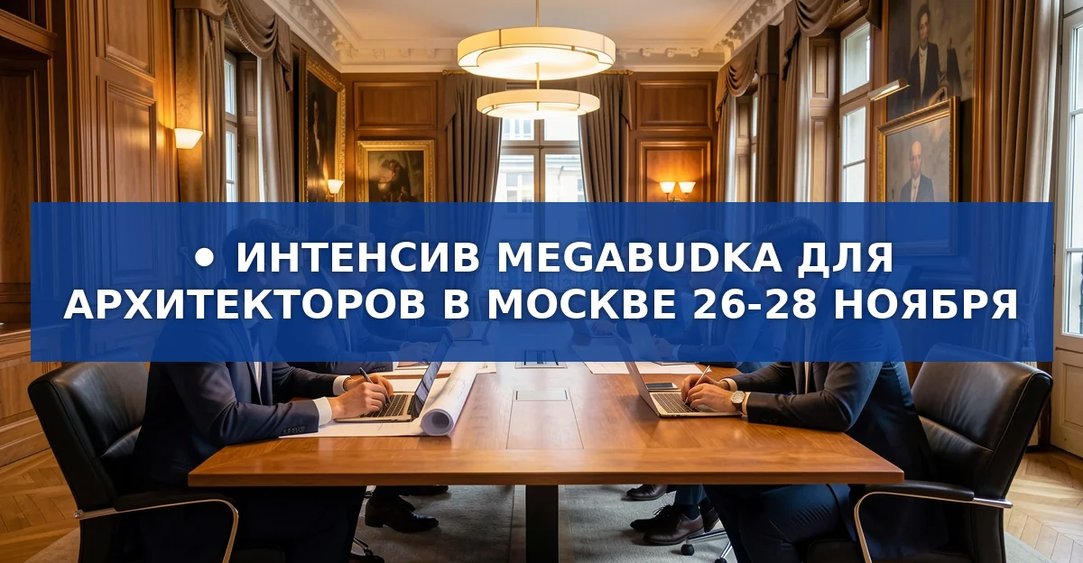Обложка материала: Megabudka объявил трехдневный интенсив для архитекторов в историческом особняке Москвы