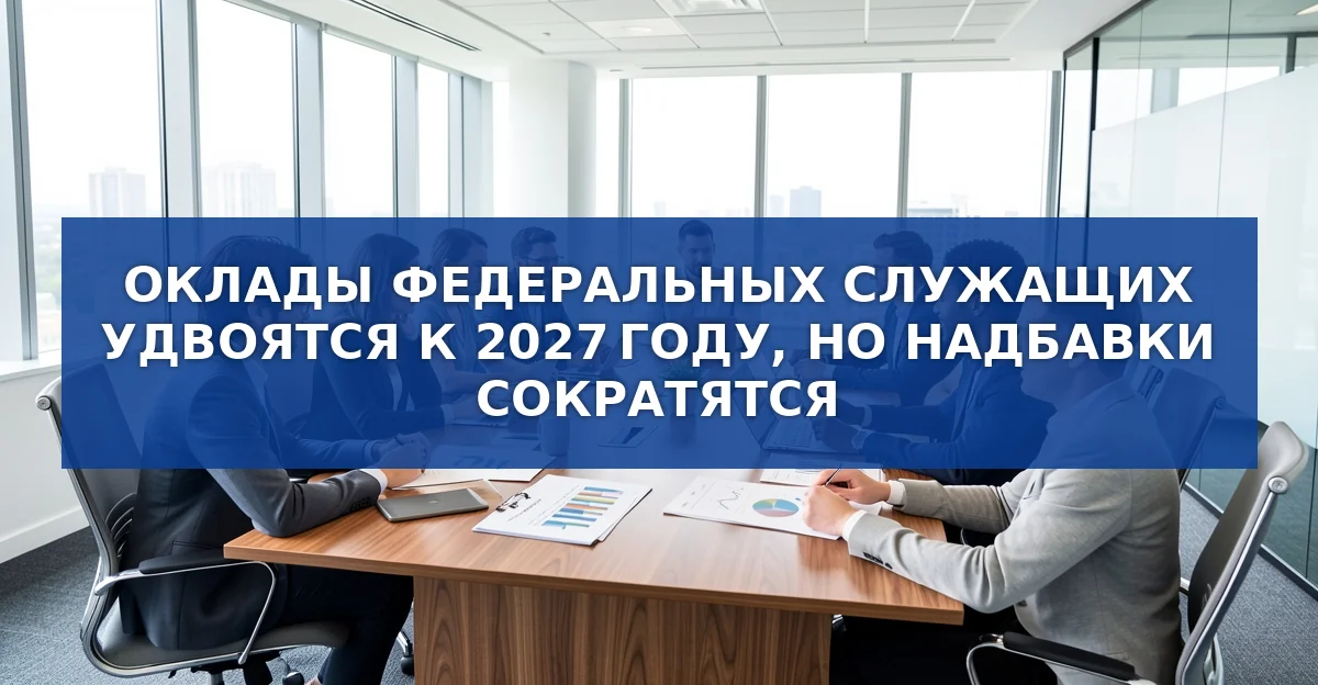 Обложка материала: К 2027 году базовые оклады федеральных сотрудников удвоятся: что изменится в выплатах и доходах