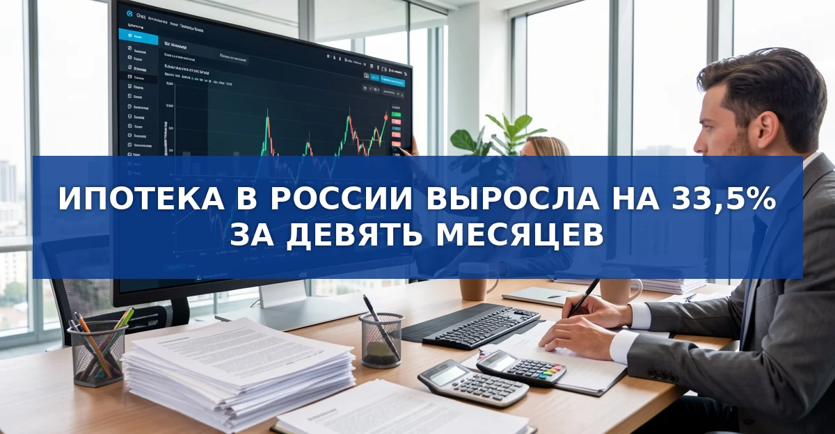 Ипотечный рынок России в 2026 г.: рост выдачи на 33,5 % и снижение средних ставок