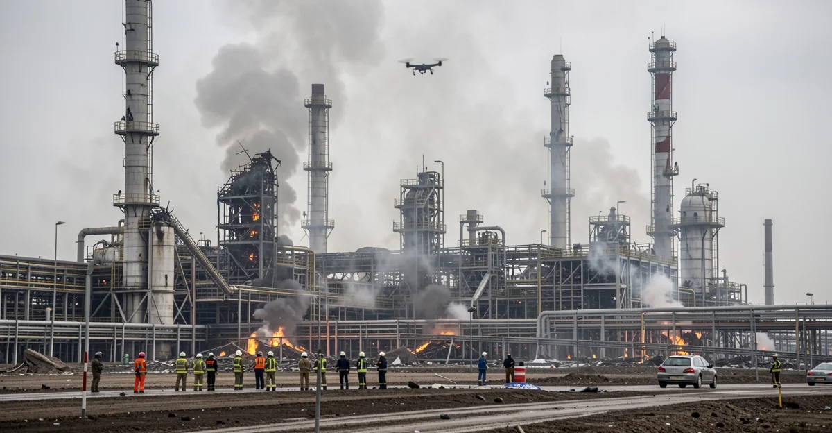 Украинские беспилотники атаковали Ярославский НПЗ «Славнефть-ЯНОС»